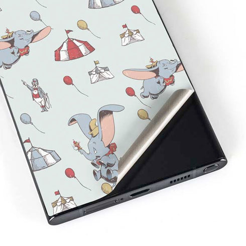 Disney Dumbo Vintage Pattern Galaxy S25 Ultra Skin